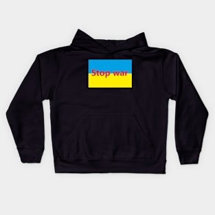 Stop war Kids Hoodie